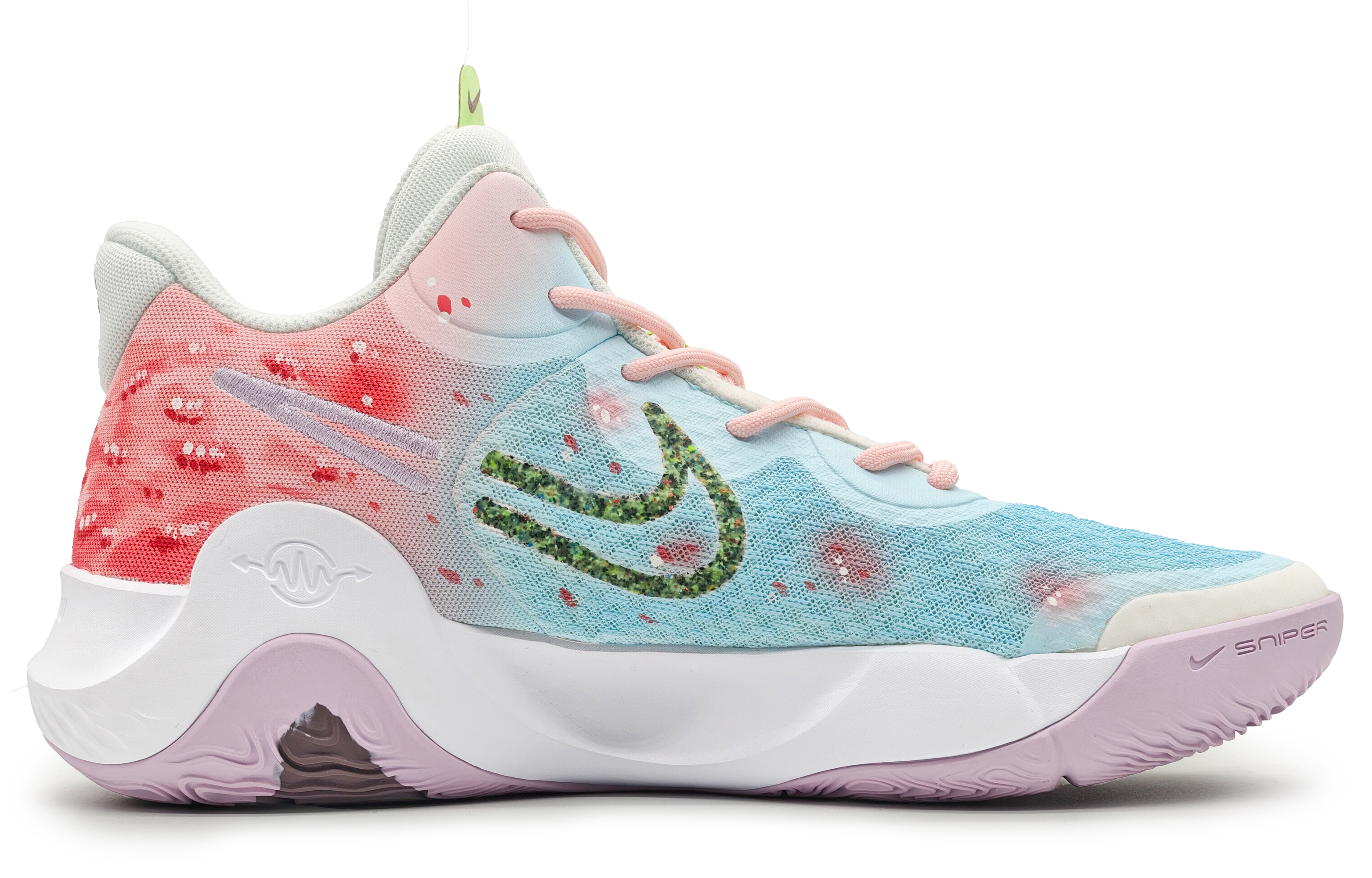 Lookbook [Zapatos Personalizados] Nike Trey 5 'Cerezo Azul-Rojo Degradado' DJ6922-100(Team16-樱红蓝红礼BX)