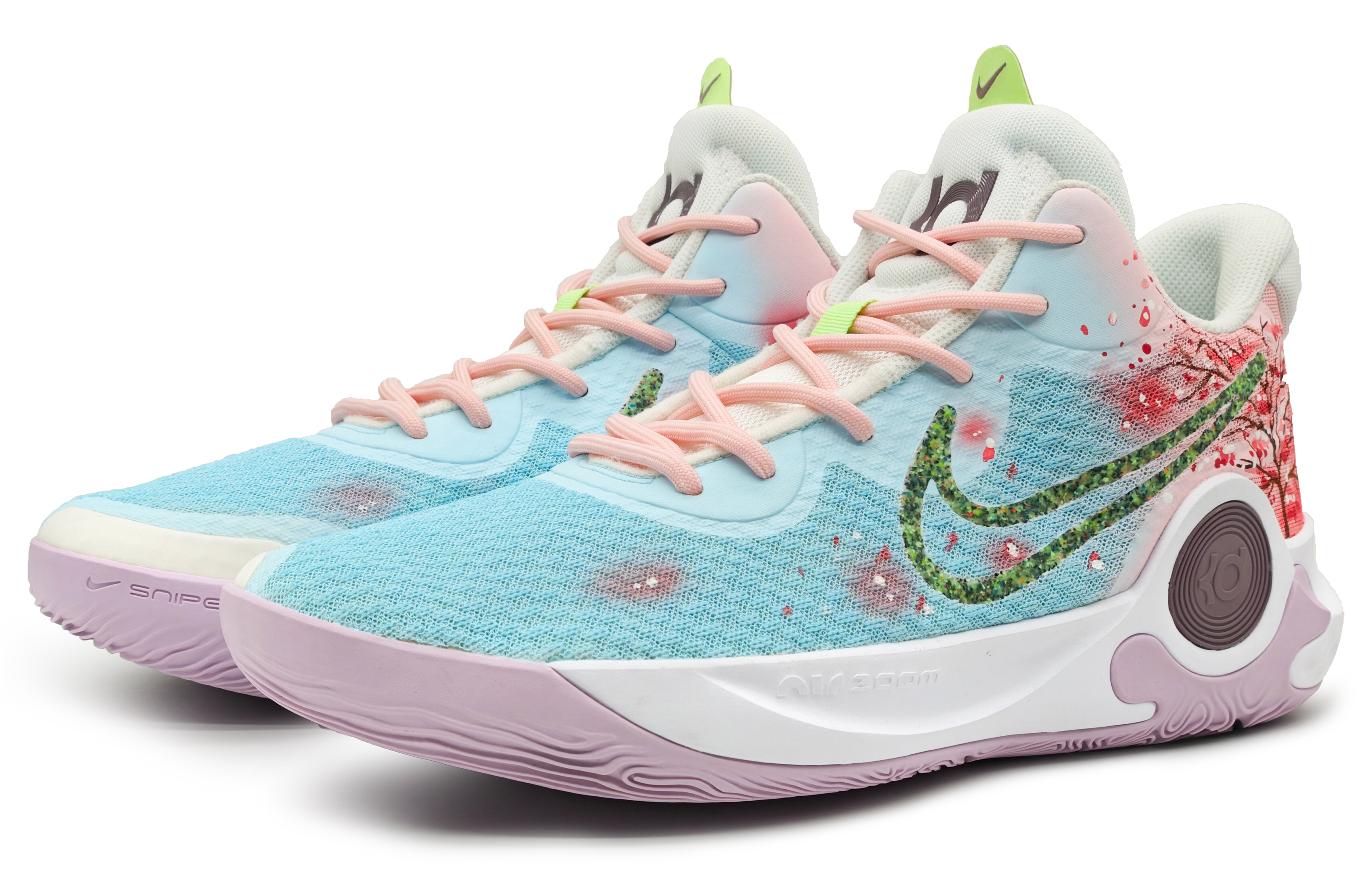 Shop [Zapatos Personalizados] Nike Trey 5 'Cerezo Azul-Rojo Degradado' DJ6922-100(Team16-樱红蓝红礼BX)