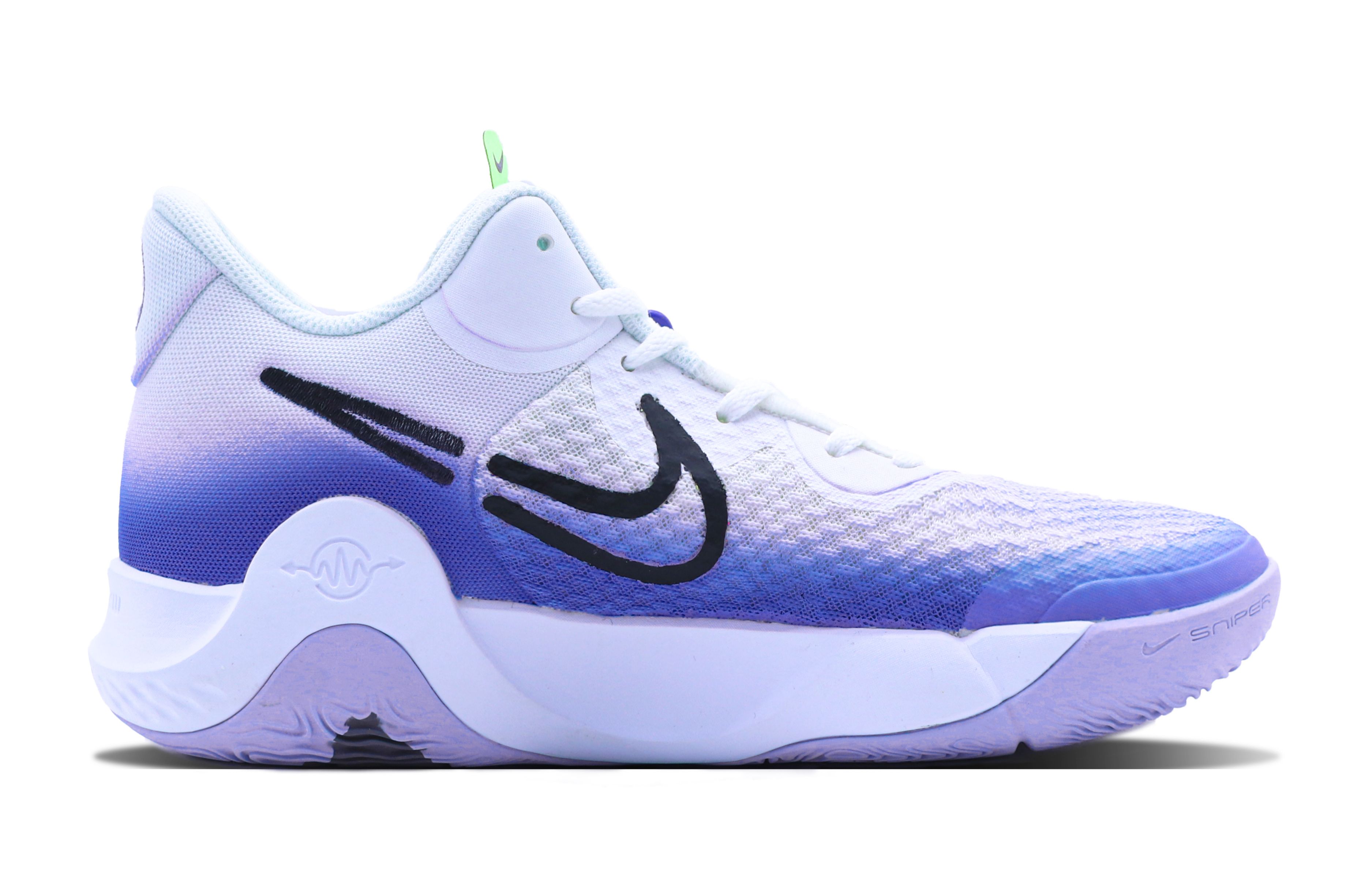 Lookbook [Kasut Tersuai] Nike Trey 5 'Lintasan Pantai Biru Gradasi' DJ6922-100(Team147-海岸线)