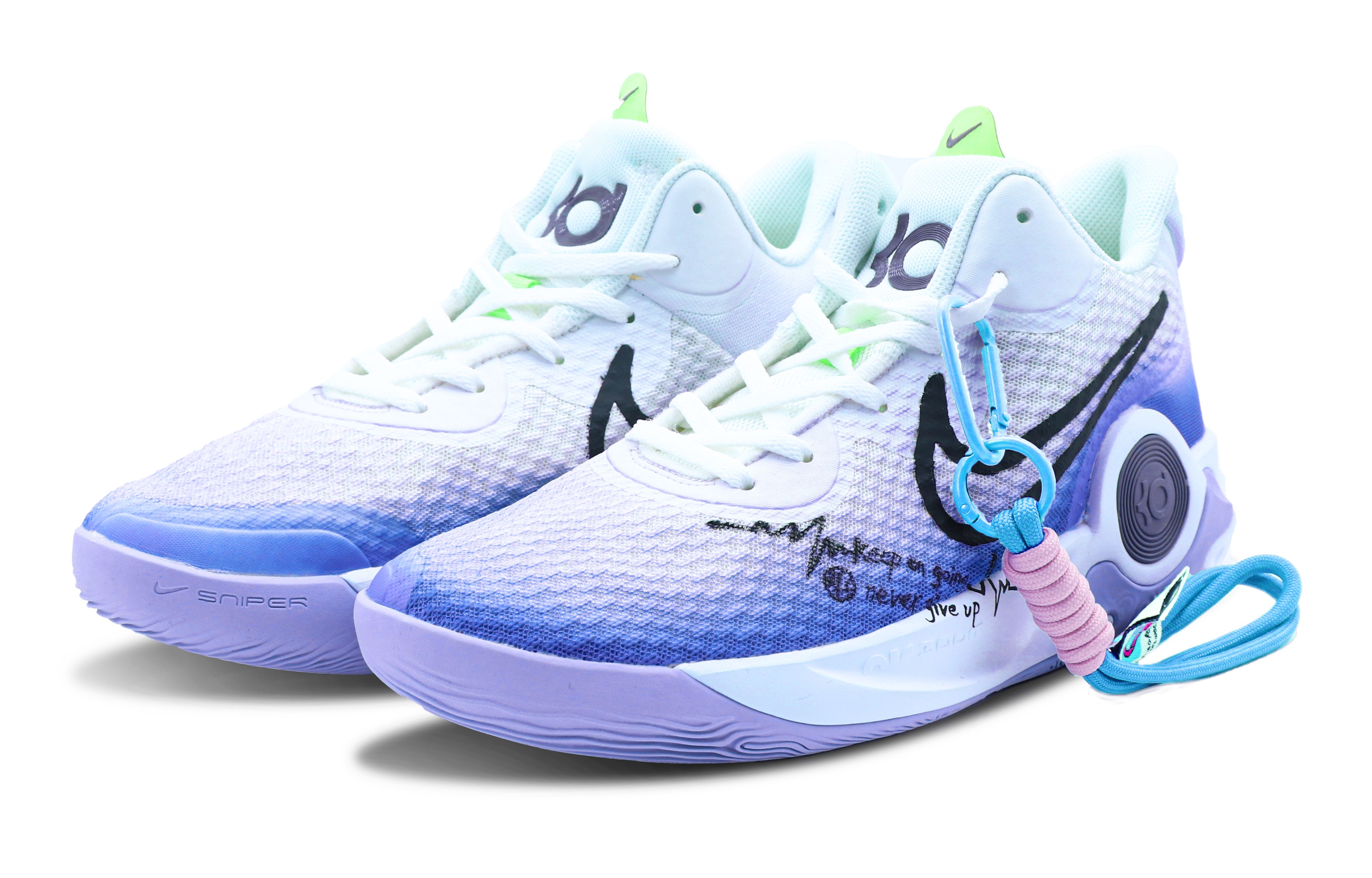 Shop [Kasut Tersuai] Nike Trey 5 'Lintasan Pantai Biru Gradasi' DJ6922-100(Team147-海岸线)