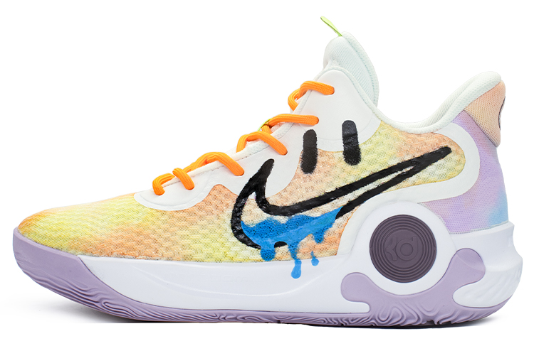 Order [定制鞋款] 耐克Trey 5紫黄渐变色 DJ6922-100(Team100-干饭分子)