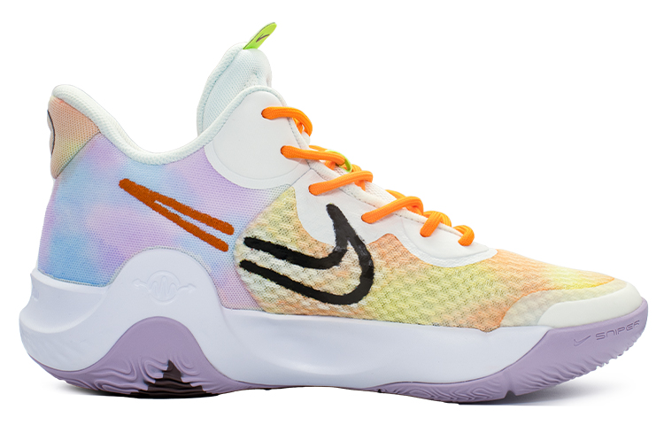 Shop [定制鞋款] 耐克Trey 5紫黄渐变色 DJ6922-100(Team100-干饭分子)