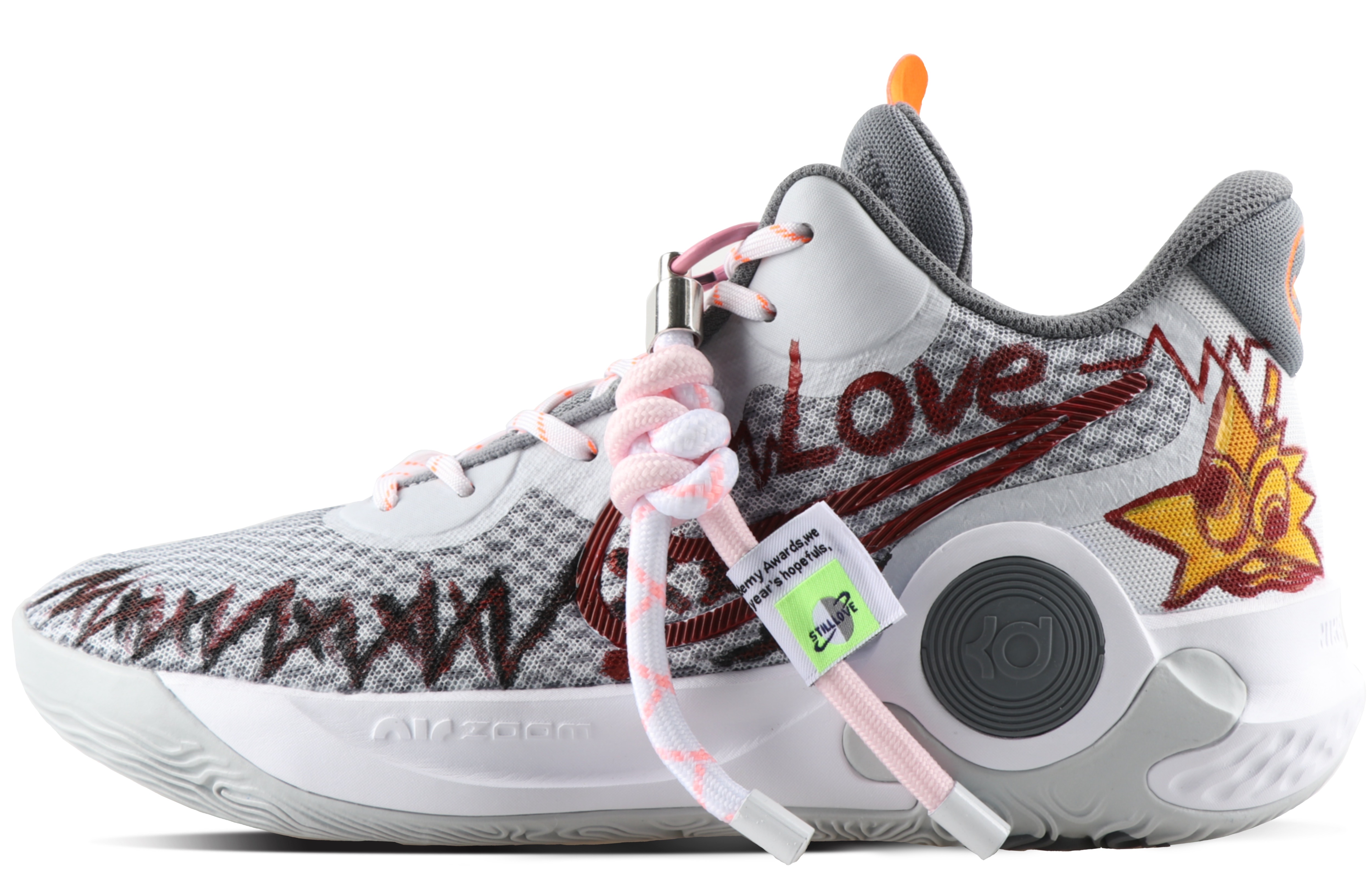 Buy [Zapatillas Personalizadas] Nike Trey 5 'Grafiti Callejero Gris-Marrón' CW3402-011(TeamSix-男款-恋爱脑)