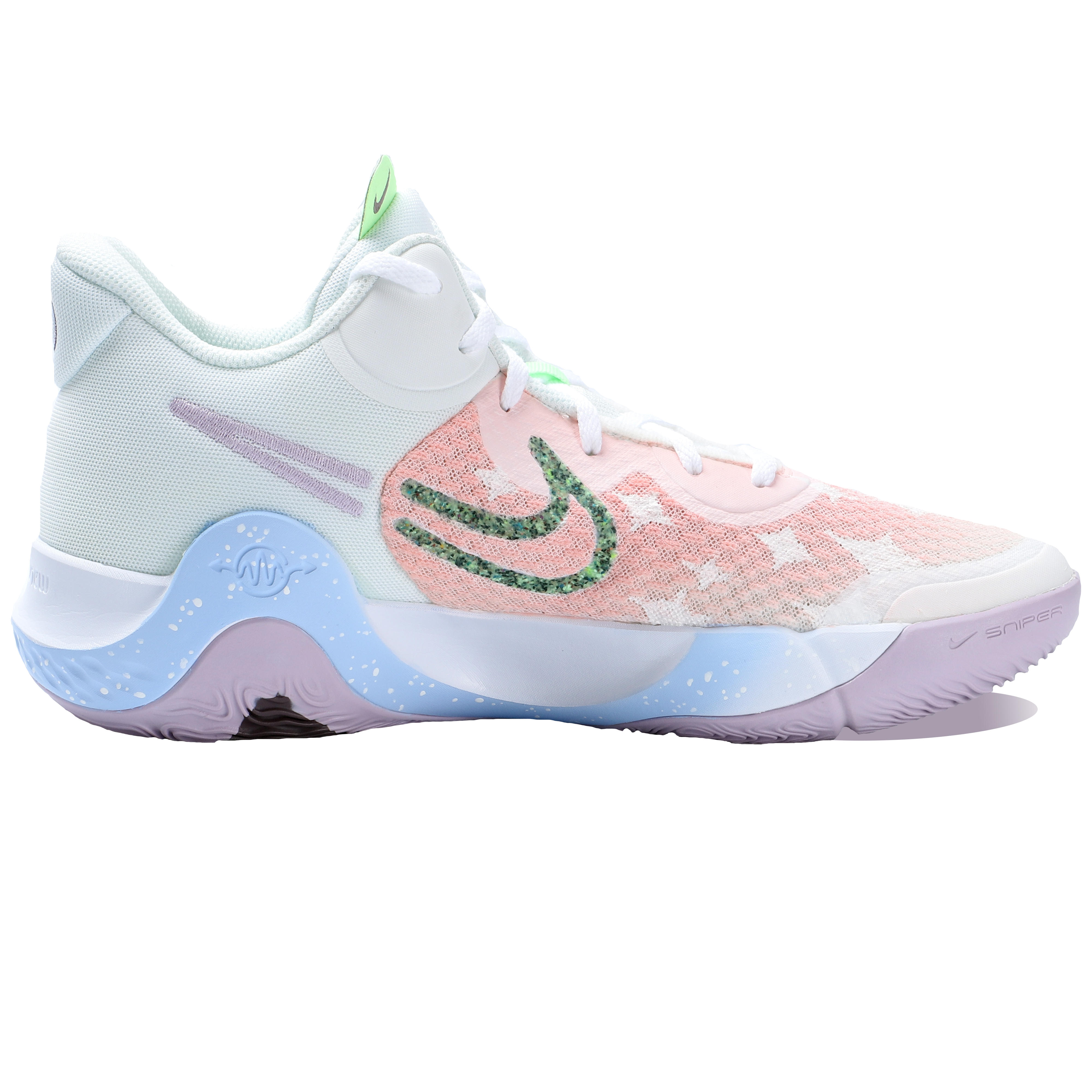 Lookbook [Sepatu Kustom] Nike Trey 5 EP 'VAM Shark Dream Bintang Biru Pink Pudar' DJ6922-100(Team130-VAM造梦星空)