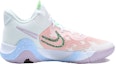 Lookbook 【訂製籃球鞋】Nike Trey 5 ep VAM鯊魚訂製 夢想星空 藍粉漸變 噴漆 星星點點 精確抓地 穩定性強 中筒 復古籃球鞋 男款 白色