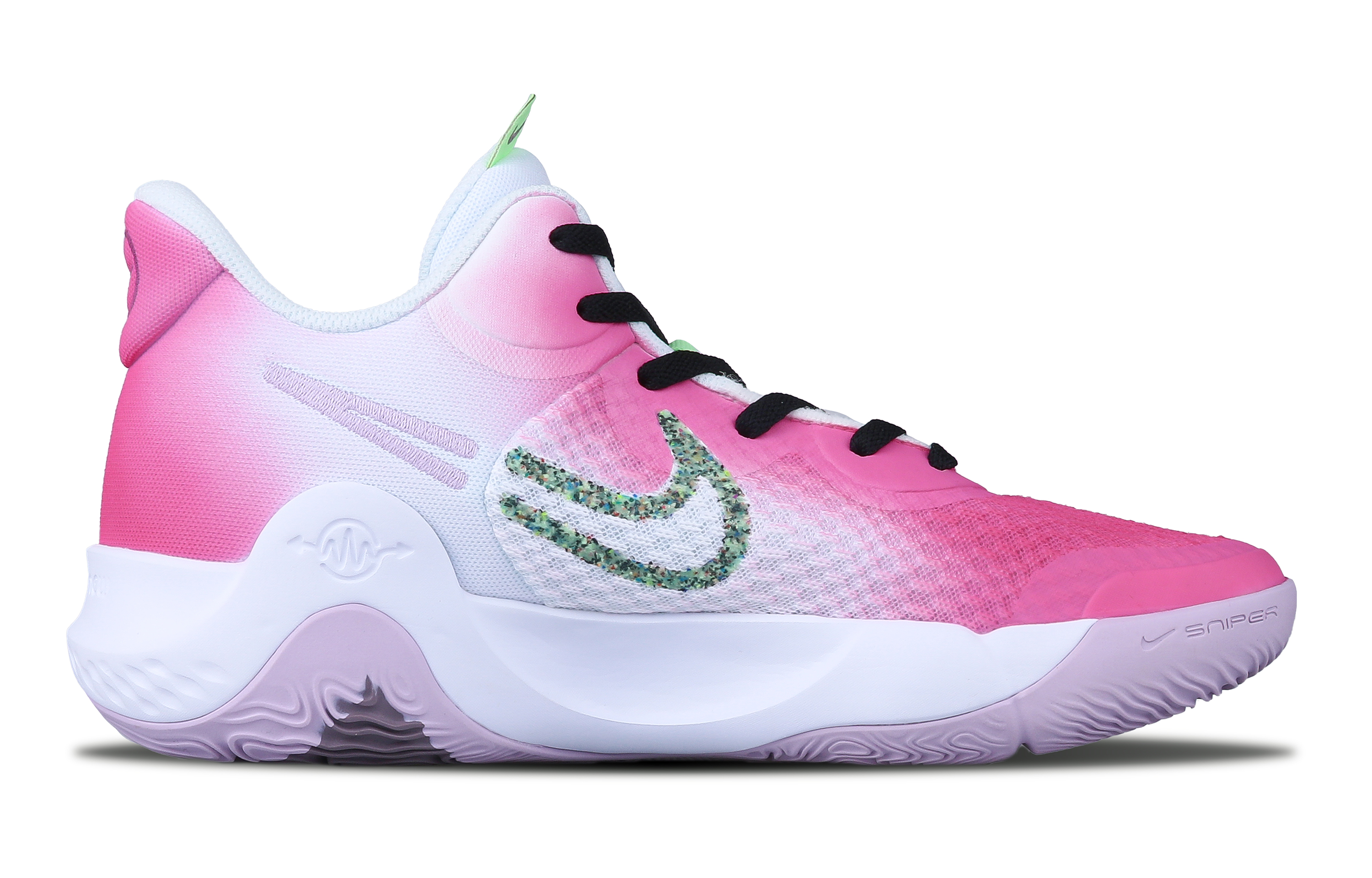 Lookbook 【客製化球鞋】 Nike Trey 5 ix ep 灰燼之力 蜘蛛網 塗鴉 減震防滑耐磨透氣輕便增高彈力 中筒 復古籃球鞋 男女同款 粉白