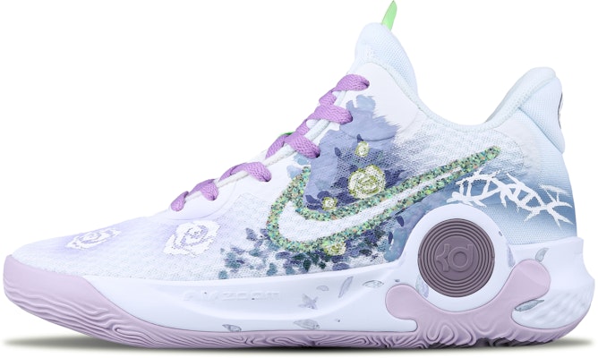 【訂製球鞋】Nike Trey 5 ix ep 暮色薔薇 中國風潮 花朵 減震抗滑耐磨透氣吸汗包覆性支撐回彈 中筒 復古籃球鞋 男女款 灰紫藍 Order 【訂製球鞋】Nike Trey 5 ix ep 暮色薔薇 中國風潮 花朵 減震抗滑耐磨透氣吸汗包覆性支撐回彈 中筒 復古籃球鞋 男女款 灰紫藍