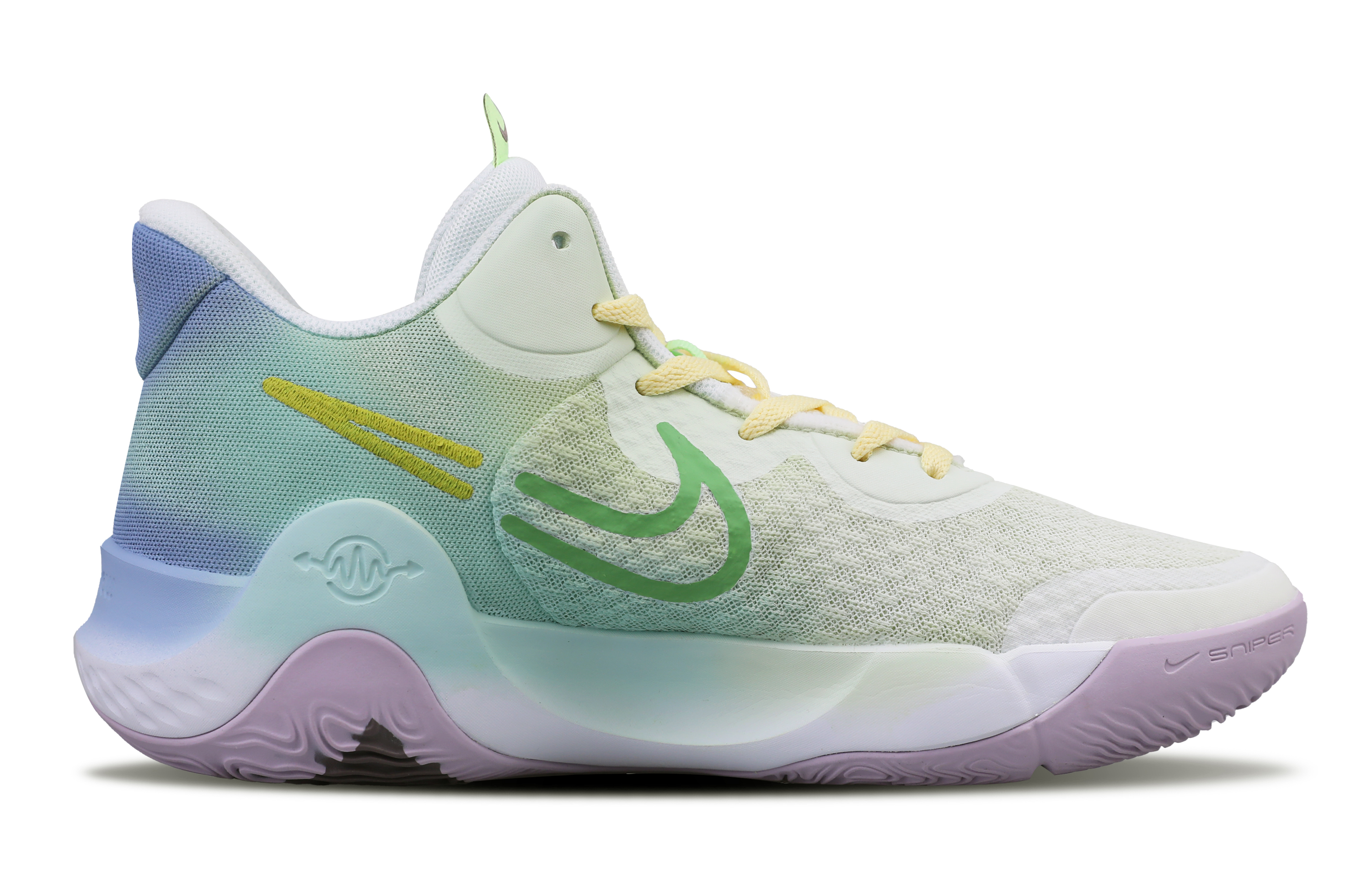 Lookbook [定制鞋] 耐克Trey 5 IX EP '薄荷苏打夏季霓虹渐变' DJ6922-100(Team51-男款薄荷苏打)