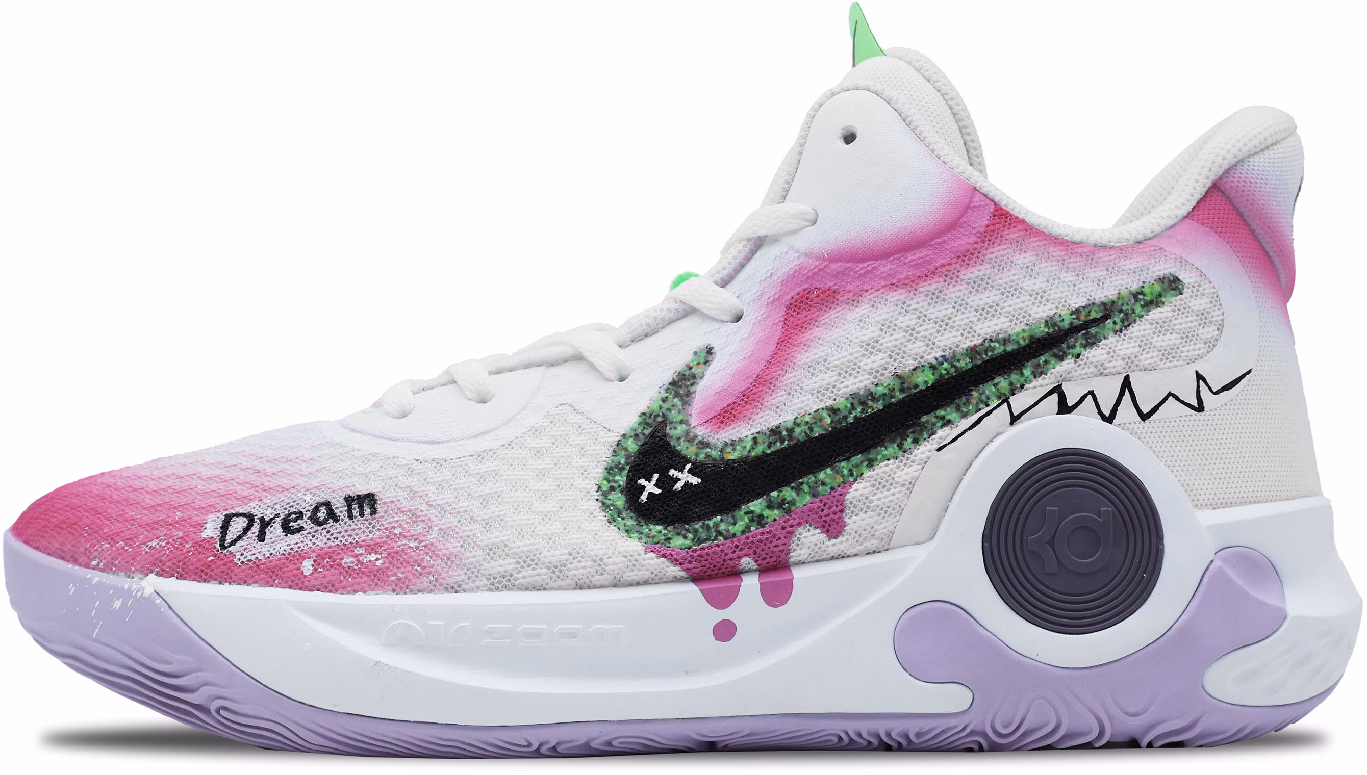custom-shoes-nike-trey-5-ix-ep-white-pink-purple