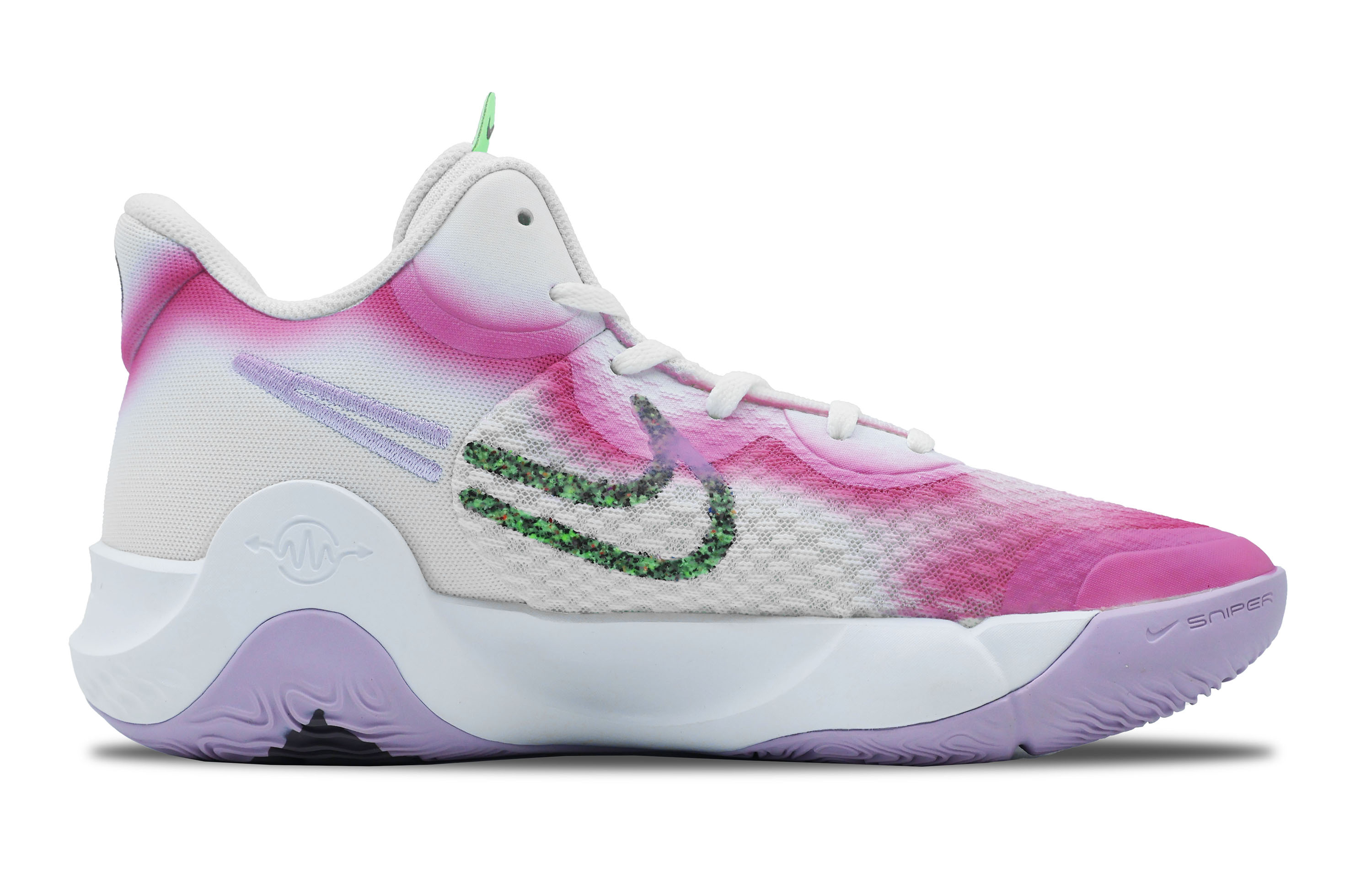 Lookbook [Sepatu Custom] Nike Trey 5 IX EP 'Putih Pink Ungu' DJ6922-100(Team92-男女同款Dream)