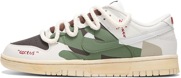 custom-shoes-nike-ts-x-dunk-low-cactus-desert-beige-green-brown