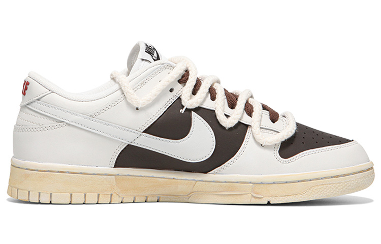 Order 【定製球鞋】 Nike Dunk Low NO.205定製 NO.205定製 沙漠仙人掌 TS 復古 解構綁帶 低幫 板鞋 男款 米綠棕