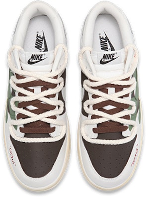 【定製球鞋】 Nike Dunk Low NO.205定製 NO.205定製 沙漠仙人掌 TS 復古 解構綁帶 低幫 板鞋 男款 米綠棕 Shop 【定製球鞋】 Nike Dunk Low NO.205定製 NO.205定製 沙漠仙人掌 TS 復古 解構綁帶 低幫 板鞋 男款 米綠棕