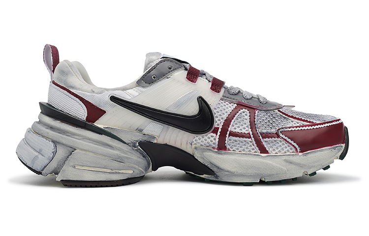 [Custom Shoes] Nike V2K Run 'Berry Red-Grey' 圖 3