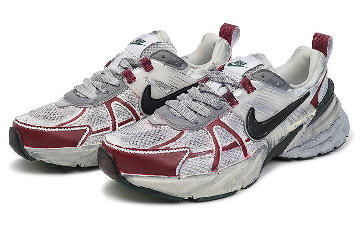 [Custom Shoes] Nike V2K Run 'Berry Red-Grey' 圖 4