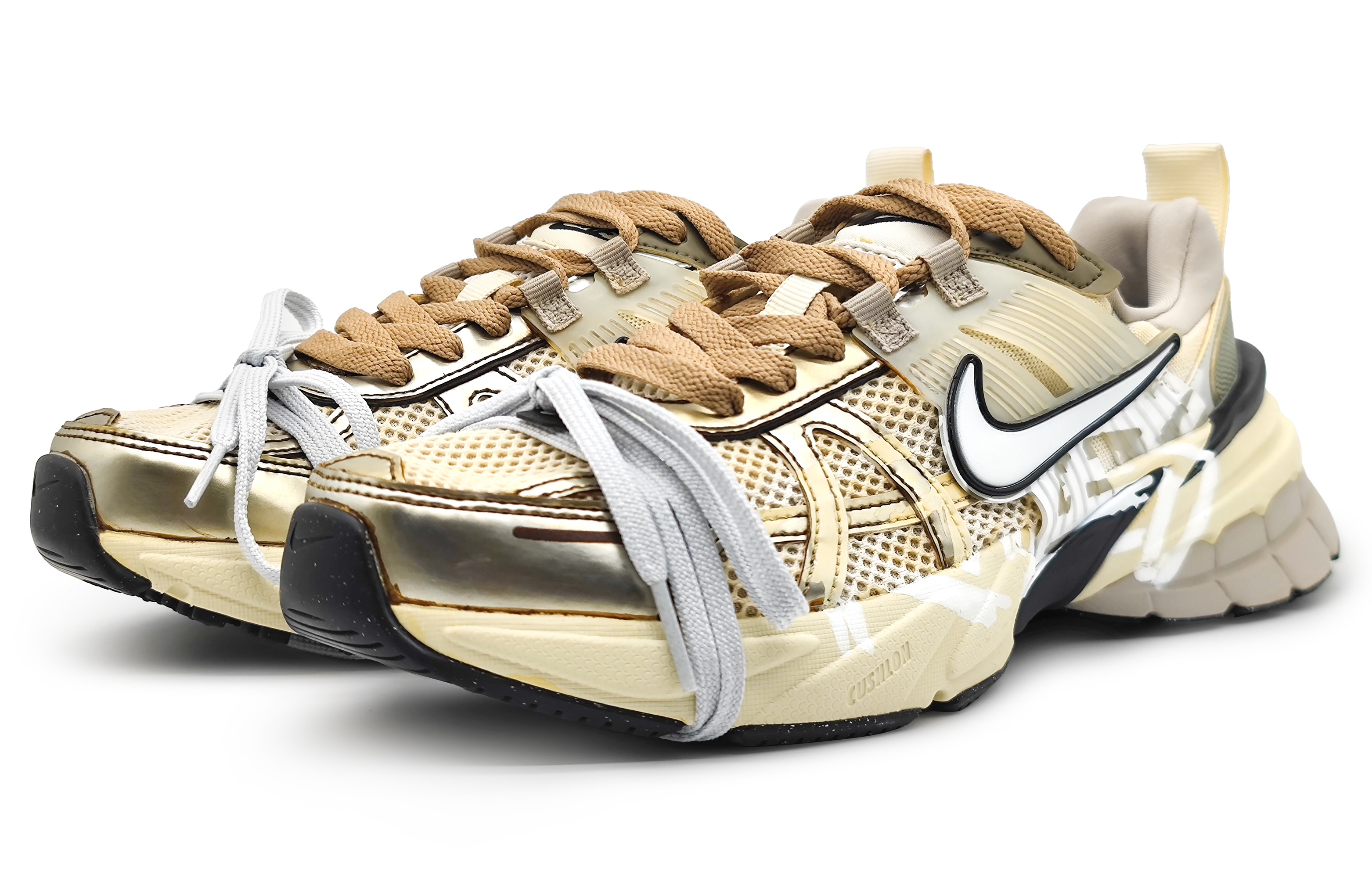 [Custom Shoes] Nike V2K Run 'Golden Splash' 圖 4