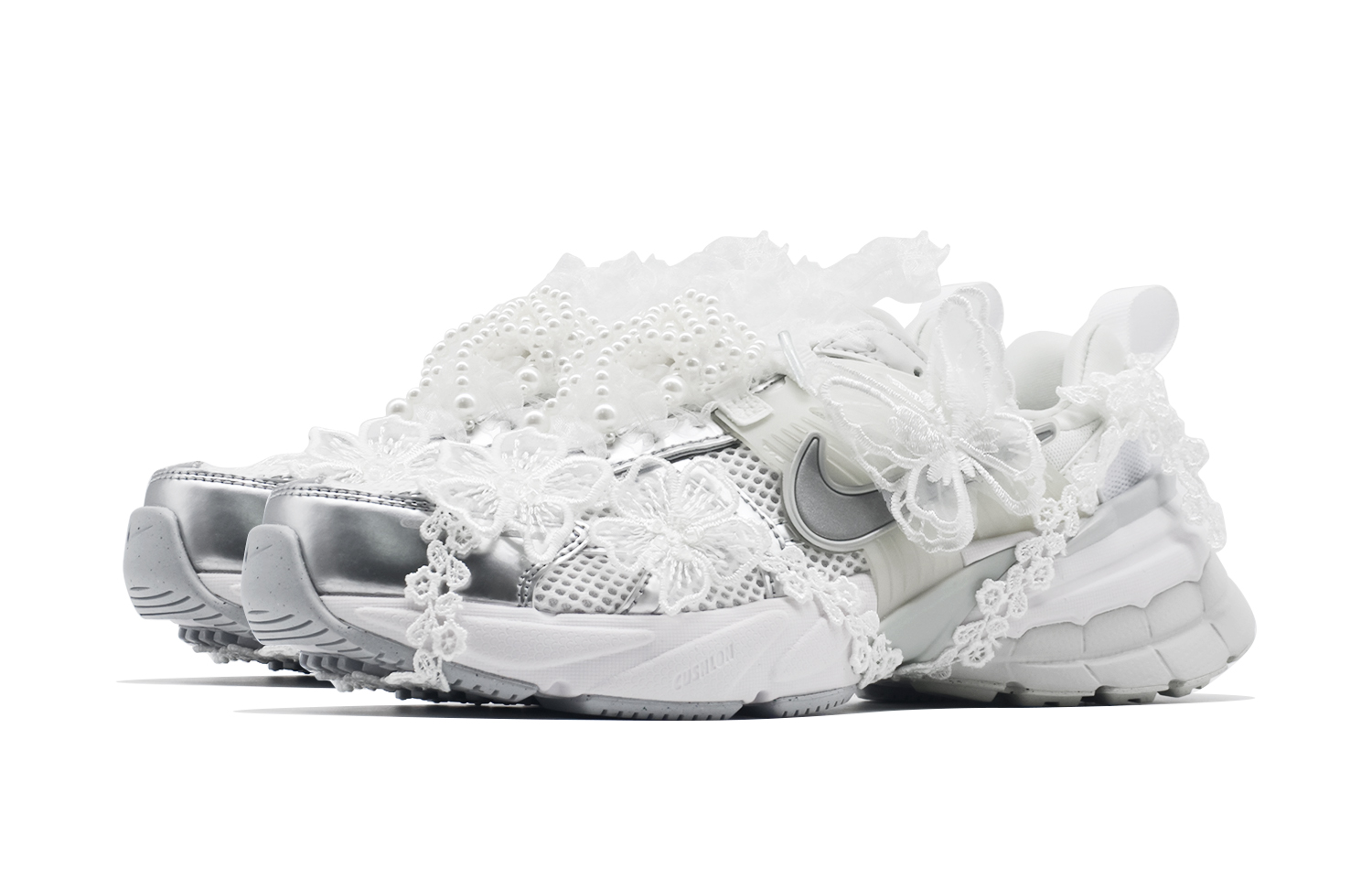 [Custom Shoes] Nike V2K Run 'Moonlight Fantasy Silver White' 圖 4