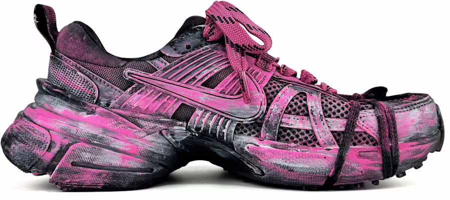 【訂製球鞋】Nike V2K Run 復古輕盈舒適 網布減震防滑透氣 低筒 休閒跑步鞋 男女同款 粉色 Lookbook 【訂製球鞋】Nike V2K Run 復古輕盈舒適 網布減震防滑透氣 低筒 休閒跑步鞋 男女同款 粉色