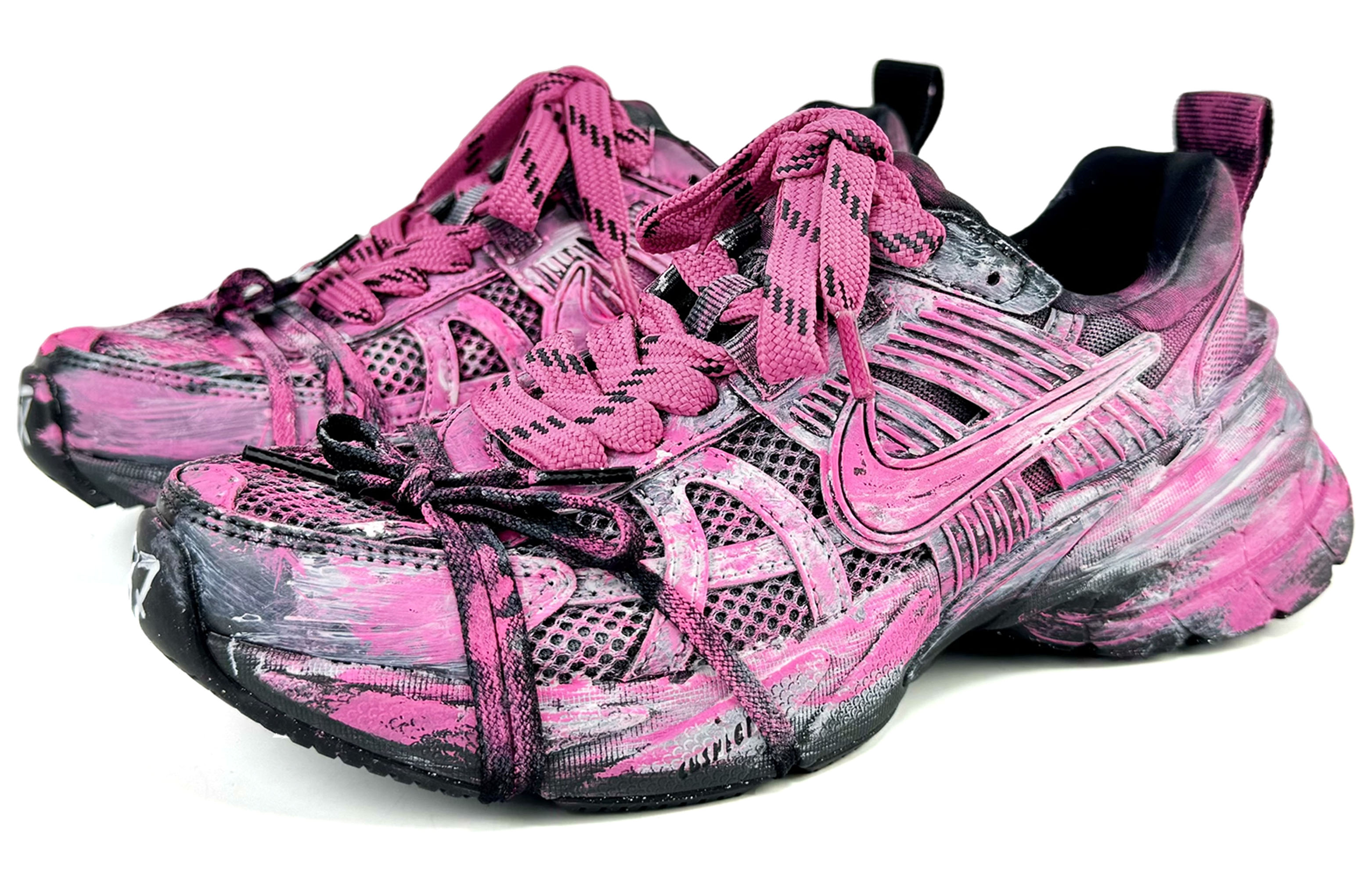 [Custom Shoes] Nike V2K Run 'Pink Mesh' 圖 4