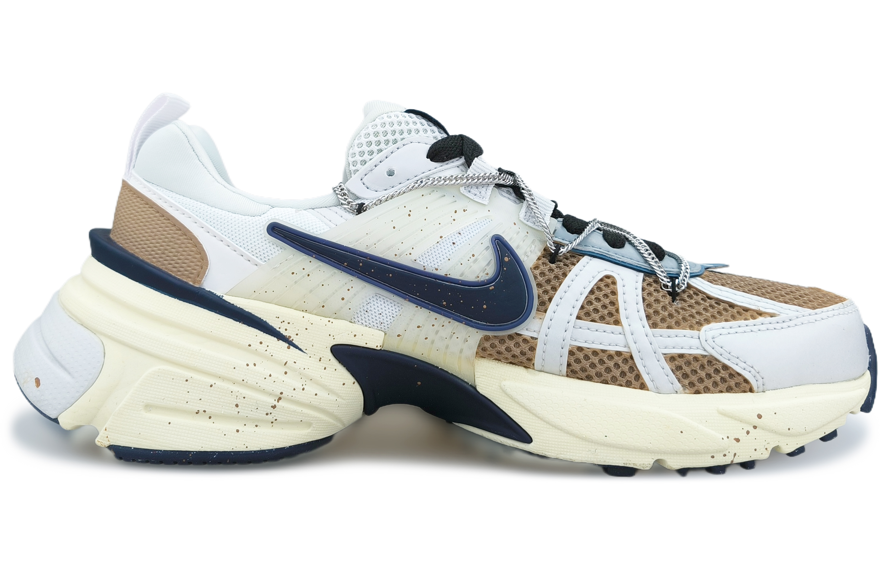 [Custom Shoes] Nike V2K Run 'Silver Brown Graffiti' 圖 3