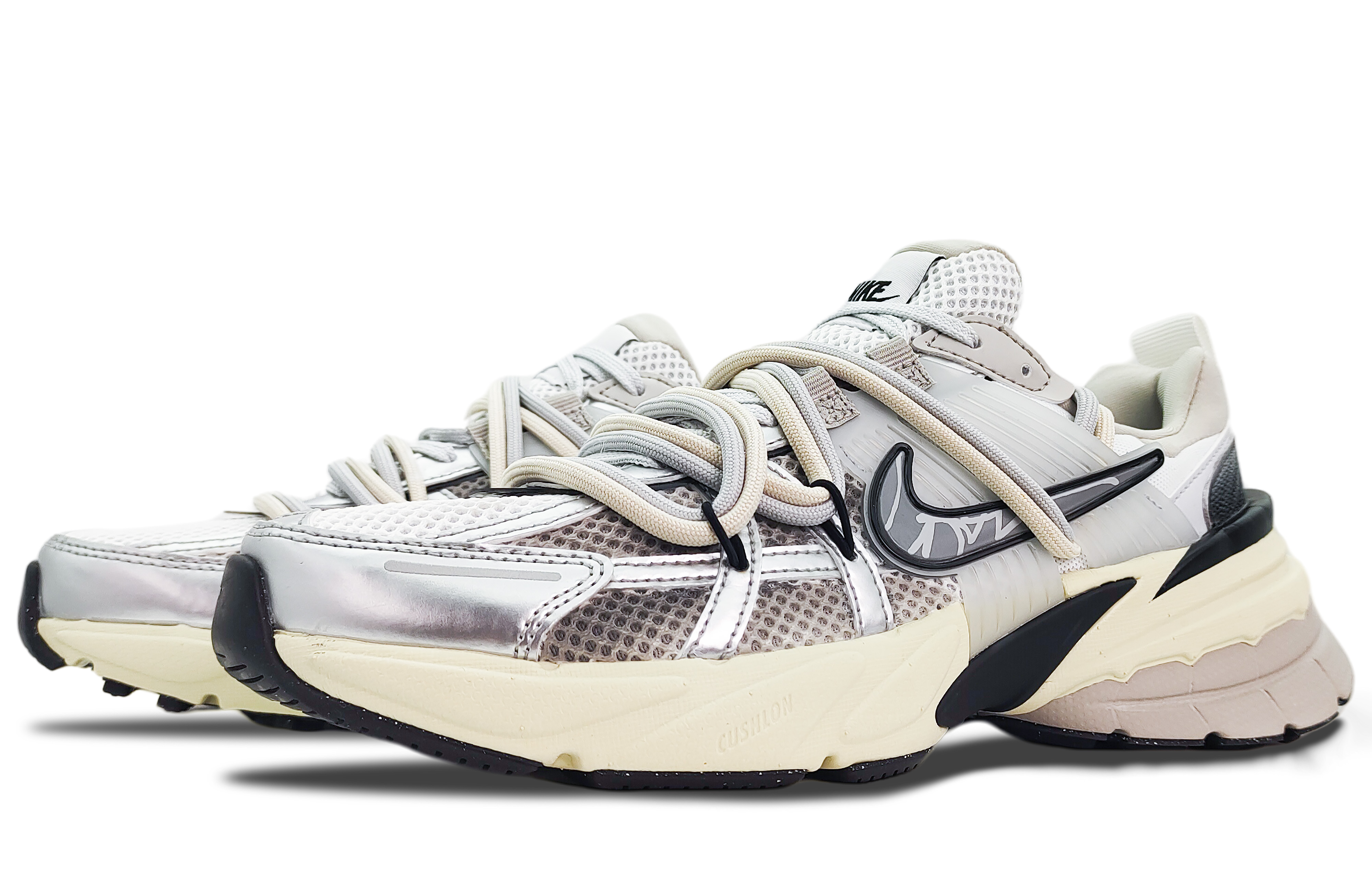[Custom Shoes] Nike V2K Run 'Silver White' 圖 4