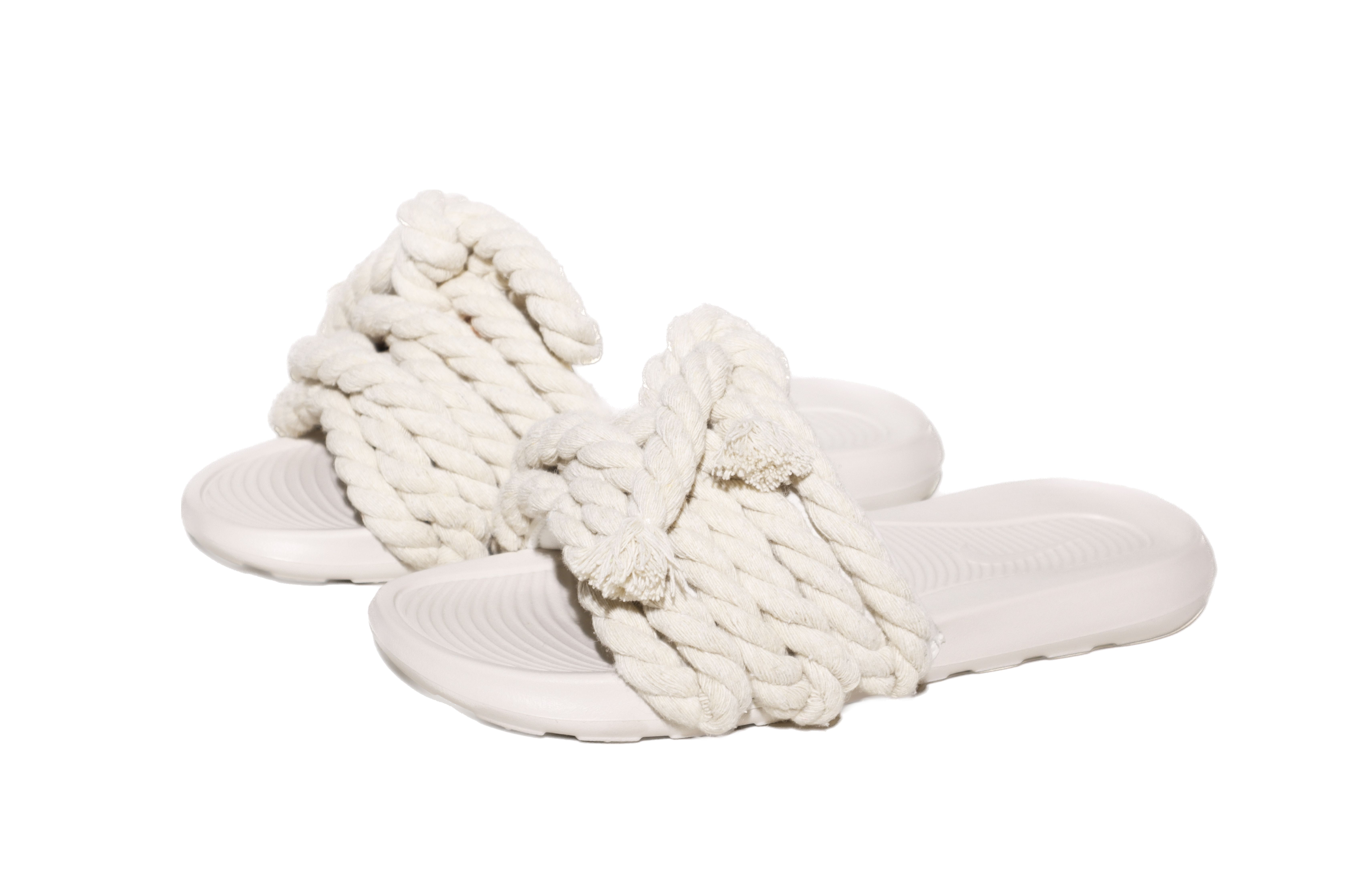 Lookbook [Kasut Custom] Nike Victori One Slide 'Putih' CN9675-108(TeamX-麻绳拖鞋白橙)