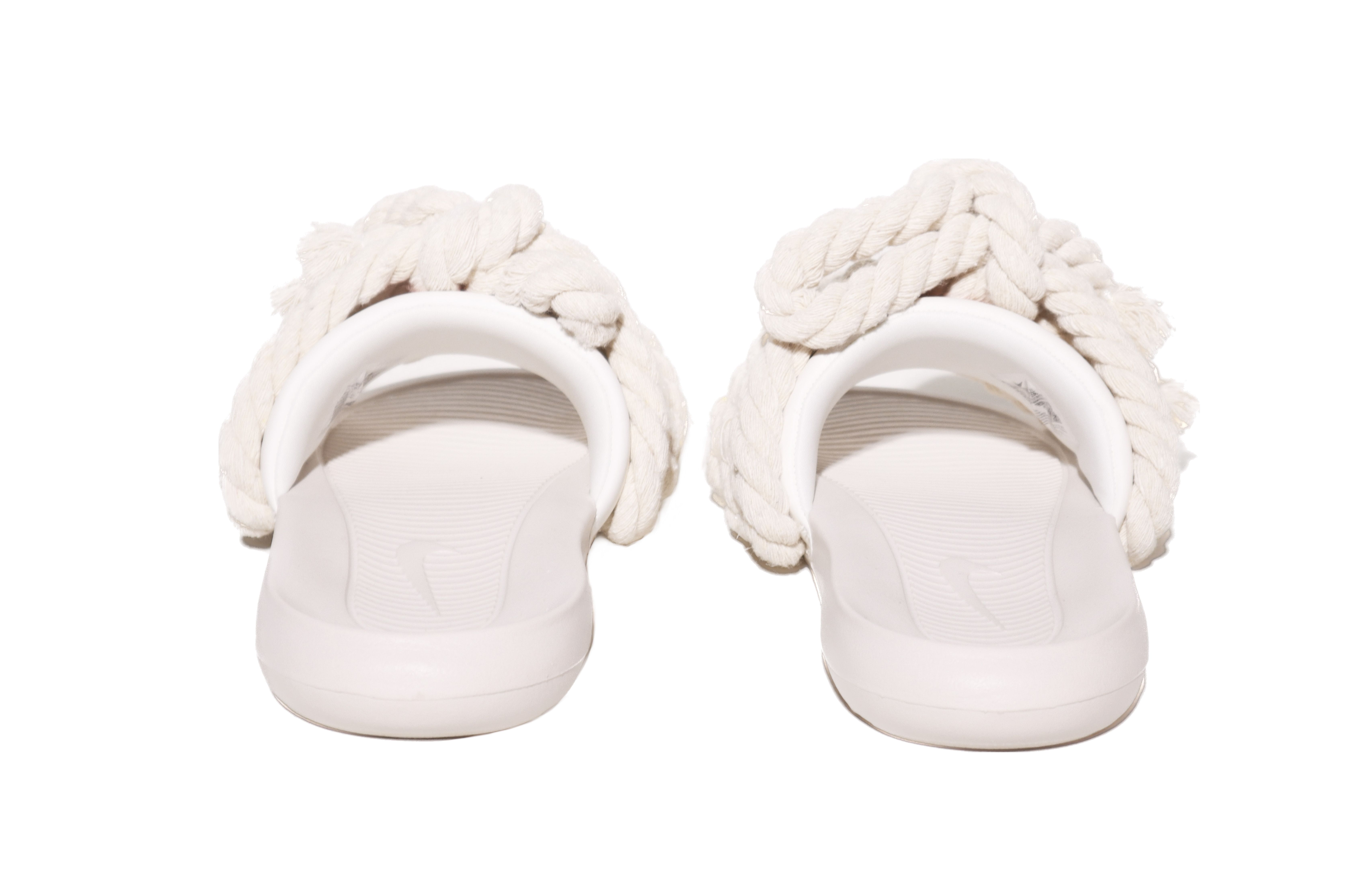 Purchase [Kasut Custom] Nike Victori One Slide 'Putih' CN9675-108(TeamX-麻绳拖鞋白橙)