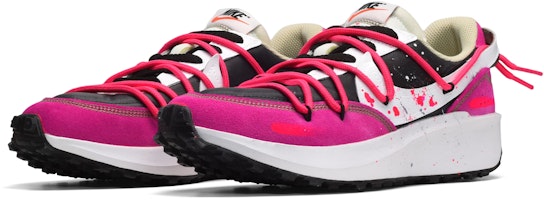 나이키 와플 데뷔 '블랙 화이트 레드 로즈' (커스텀) DH9522-102(TeamE-男款玫瑰黑白红) Lookbook 나이키 와플 데뷔 '블랙 화이트 레드 로즈' (커스텀) DH9522-102(TeamE-男款玫瑰黑白红)