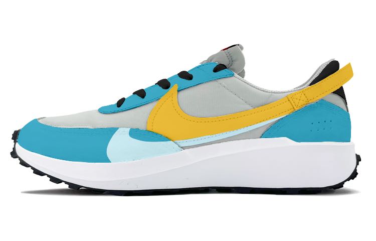 Buy [定制鞋] 耐克华夫饼新品 &#x27;蓝橙色&#x27; DH9522-003(TeamK-柏林)