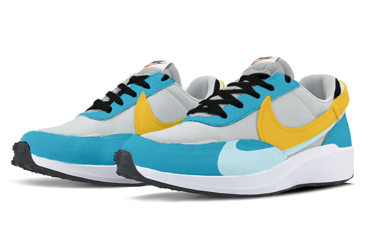 Lookbook [定制鞋] 耐克华夫饼新品 &#x27;蓝橙色&#x27; DH9522-003(TeamK-柏林)