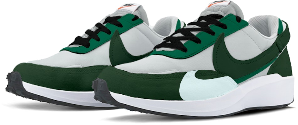 【定製球鞋】Nike Waffle Debut 雙勾 低筒 經典運動休閒鞋 男款 灰綠 Lookbook 【定製球鞋】Nike Waffle Debut 雙勾 低筒 經典運動休閒鞋 男款 灰綠