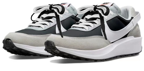 【定制球鞋】Nike Waffle Debut 經典 反轉黑白 極簡風 vibe解構 低幫 運動休閒鞋 男款 黑白灰 Lookbook 【定制球鞋】Nike Waffle Debut 經典 反轉黑白 極簡風 vibe解構 低幫 運動休閒鞋 男款 黑白灰