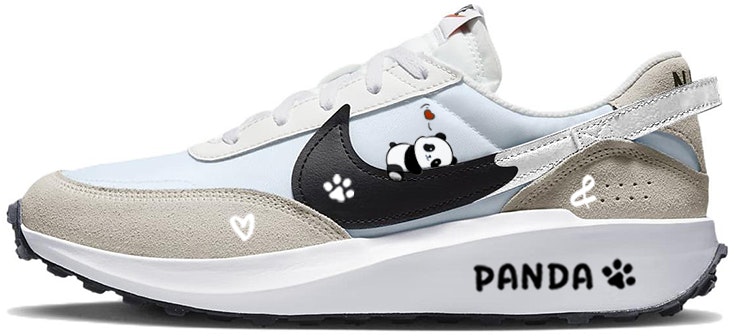 custom-shoes-nike-waffle-debut-lazy-panda