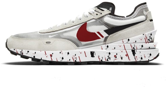 나이키 와플 원 '플루이드 그라피티' 그레이 레드 블랙 (커스텀) DA7995-100(Team56-流体泼墨) Buy 나이키 와플 원 '플루이드 그라피티' 그레이 레드 블랙 (커스텀) DA7995-100(Team56-流体泼墨)