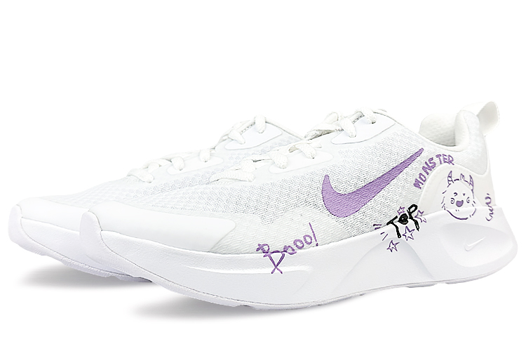 Shop [カスタムシューズ] ナイキ ウェアオールデイ 'リルモンスター グラフィティ' CJ1682-101(Team40-男款小怪兽紫白)