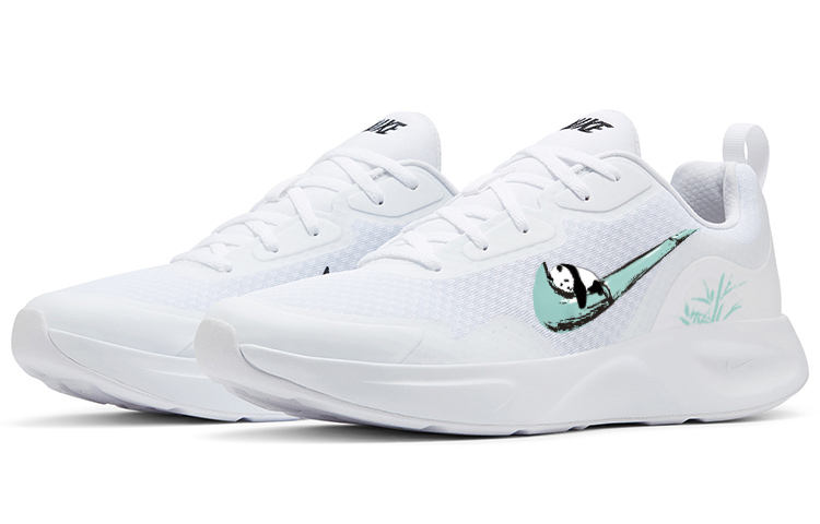 Lookbook 【定制鞋款】耐克Wearallday‘熊猫竹蓝白’ CJ1682-101(Team56-熊猫抱竹)