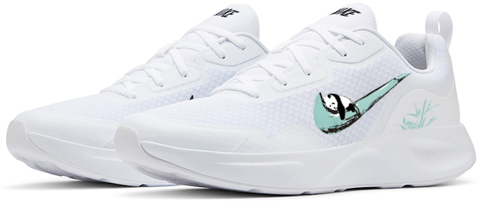 【定制鞋款】耐克Wearallday‘熊猫竹蓝白’ CJ1682-101(Team56-熊猫抱竹) Lookbook 【定制鞋款】耐克Wearallday‘熊猫竹蓝白’ CJ1682-101(Team56-熊猫抱竹)