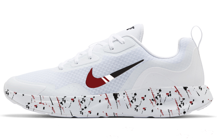 [Custom Shoes] Nike Wearallday 'White Red Black Graffiti'