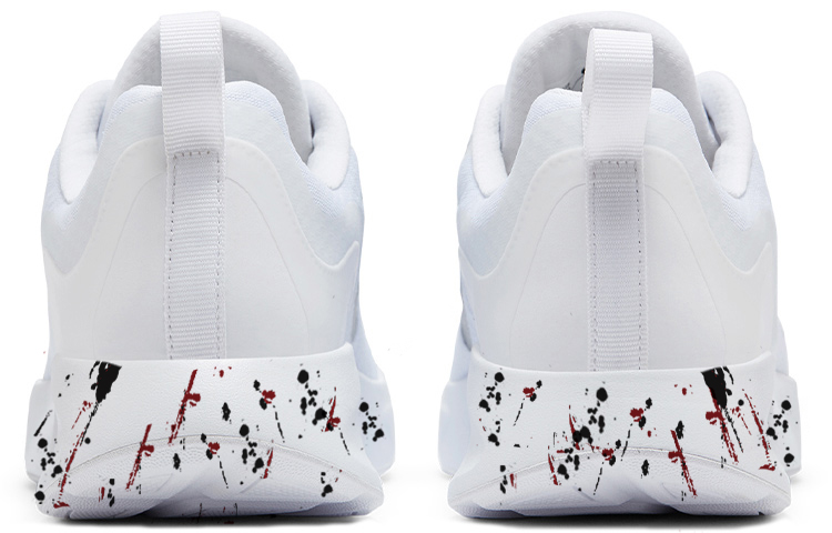 Shop ナイキ ウェアオールデイ「ホワイト・レッド・ブラック グラフィティ」カスタムシューズ CJ1682-101(Team56-流体泼墨)