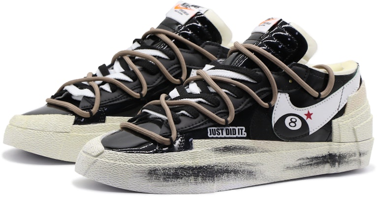 나이키 x 사카이 블레이저 로우 "블랙 화이트 페이턴트 디컨" DM6443-001(Team57-男女款黑8) Lookbook 나이키 x 사카이 블레이저 로우 "블랙 화이트 페이턴트 디컨" DM6443-001(Team57-男女款黑8)