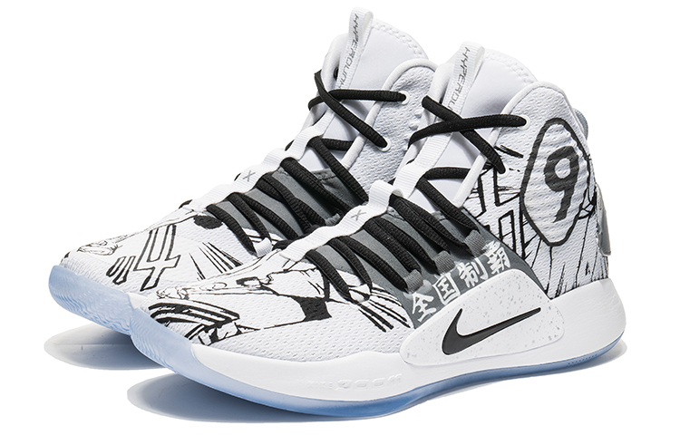 Lookbook Zapatillas Nike YeHe x Hyperdunk X 'Comic Dunk Negro Blanco' AO7890-101(TeamB-灌篮漫画黑白9-BOX)