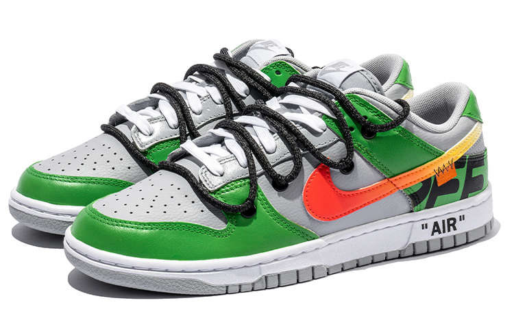 Lookbook [Kasut Custom] Nike Yehe Manufacturing x Dunk Low 'Retro Jingga Hijau' DJ6188-003(TeamB-男款解构橙绿F-BOX)