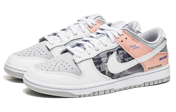 Lookbook カスタム ナイキ YEHE x ダンク ロー "ローマの休日 グレー" DJ6188-003(TeamB-男款罗马假日)