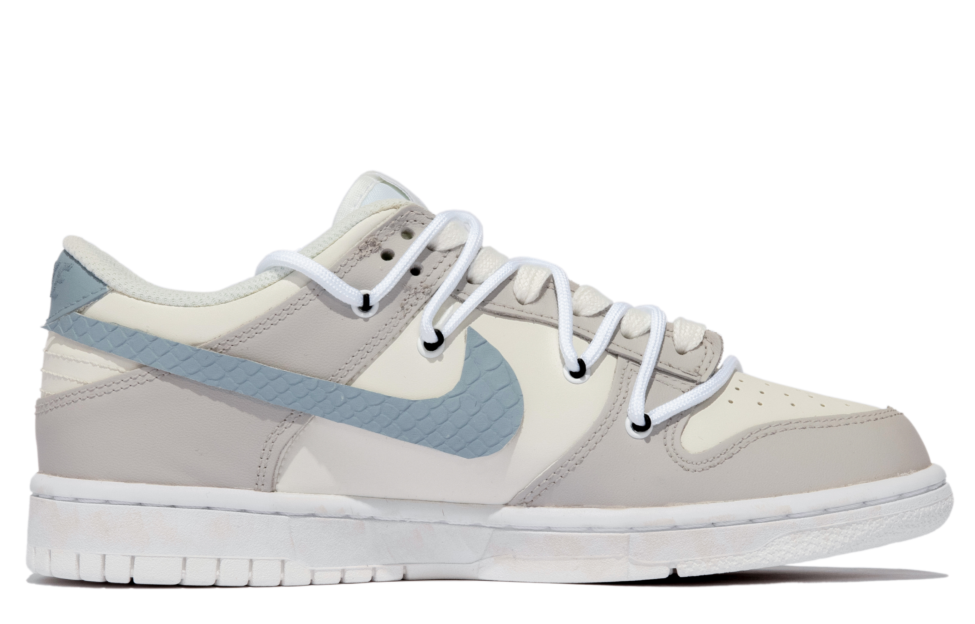 Order [定制鞋] 耐克云山 x Dunk Low '蓝米斑点图案' DH9765-100(TeamM-女款云山xhzz)