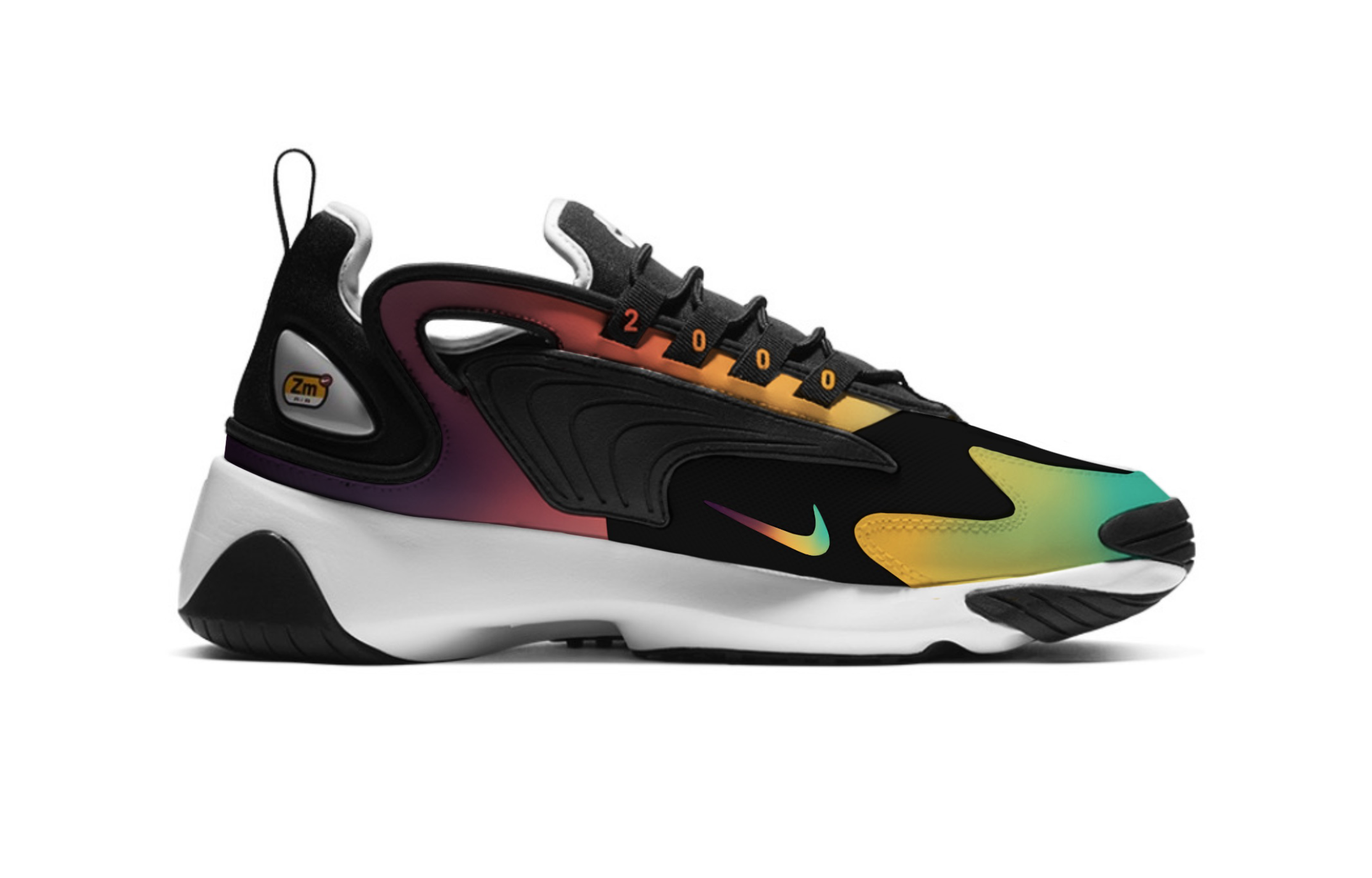 Order [カスタムシューズ] ナイキ Zoom 2K 'アマゾンネオンブルー-オレンジ' AO0269-101-450493 AO0269-101-450493