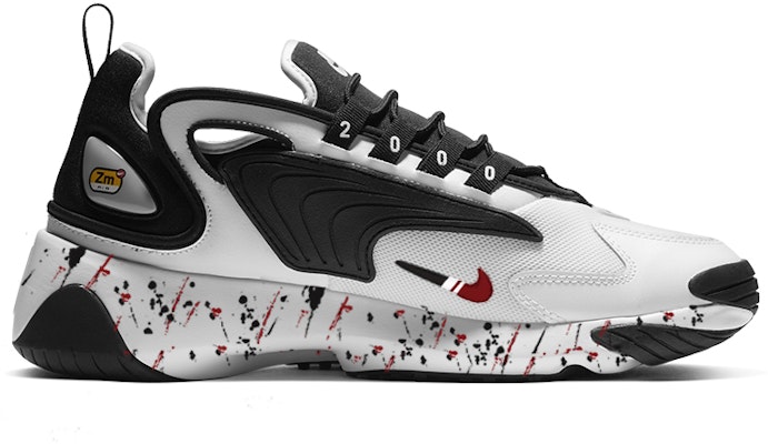 【訂製球鞋】 Nike Zoom 2K 流體潑墨 潮流塗鴉 百搭出行 復古耐磨 黑白熊貓 低筒 跑步鞋 男女同款 白紅黑 Order 【訂製球鞋】 Nike Zoom 2K 流體潑墨 潮流塗鴉 百搭出行 復古耐磨 黑白熊貓 低筒 跑步鞋 男女同款 白紅黑