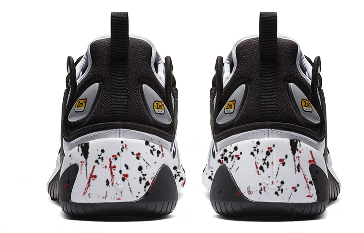 Shop 【訂製球鞋】 Nike Zoom 2K 流體潑墨 潮流塗鴉 百搭出行 復古耐磨 黑白熊貓 低筒 跑步鞋 男女同款 白紅黑