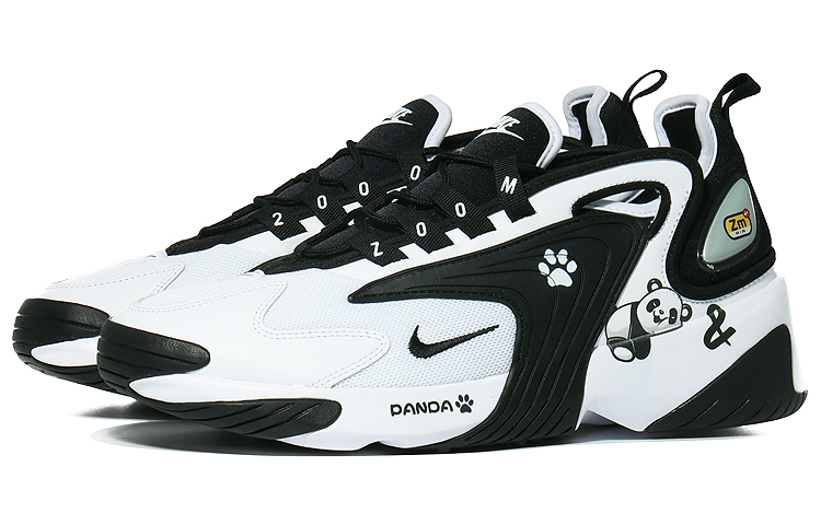 Lookbook 나이키 줌 2K "게으른 판다" (커스텀) AO0269-101(Team10-慵懒大熊猫）