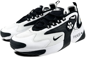 【客製化球鞋】Nike Zoom 2K 厚底復古 MAY製造 熊貓 布貼 手繪 可愛 低筒 跑步鞋 男女同款 黑白 Lookbook 【客製化球鞋】Nike Zoom 2K 厚底復古 MAY製造 熊貓 布貼 手繪 可愛 低筒 跑步鞋 男女同款 黑白