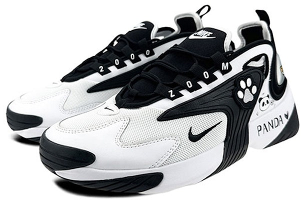 【訂製球鞋】 Nike Zoom 2K 復古 熊貓 布貼 水墨禮盒 低筒 跑步鞋 男女款 黑白 Lookbook 【訂製球鞋】 Nike Zoom 2K 復古 熊貓 布貼 水墨禮盒 低筒 跑步鞋 男女款 黑白